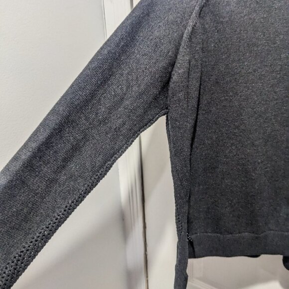 Lululemon | Bhakti Life Mesh Back Sweater in Dark Heather Grey - Picture 6 of 9